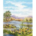 Cross stitch kit "Forest Pond" SNV-833