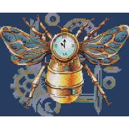 Water-soluble canvas cross stitch kit "Bumblebee" SV-808