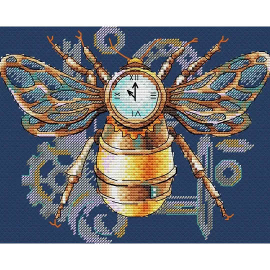 Water-soluble canvas cross stitch kit "Bumblebee" SV-808