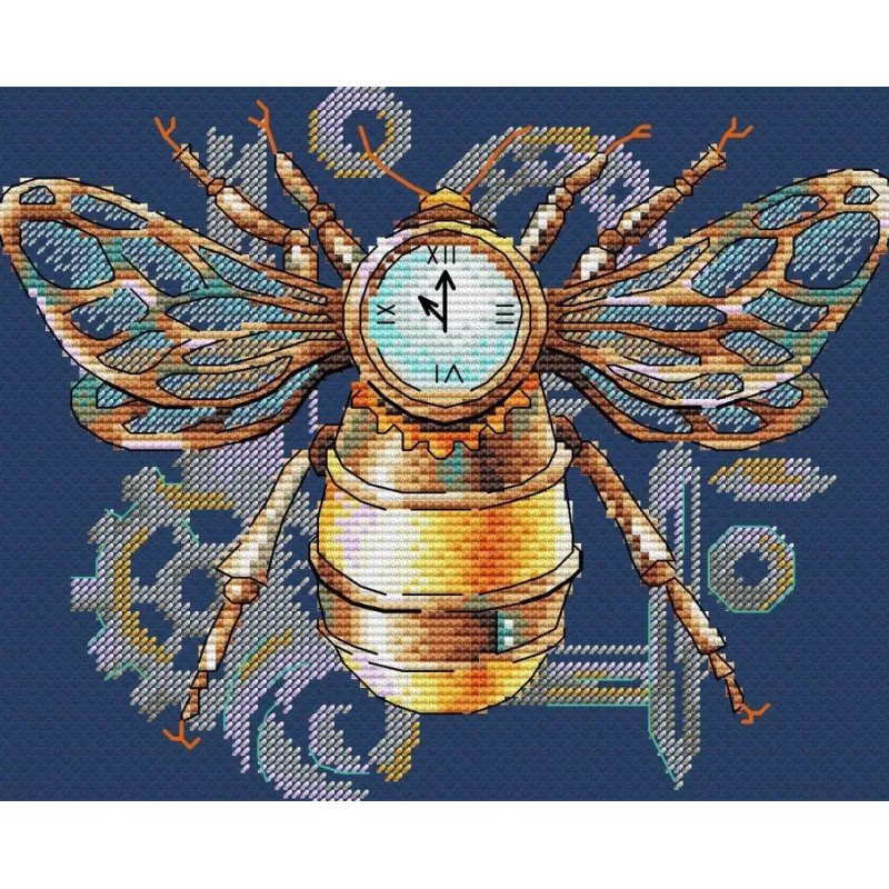 Water-soluble canvas cross stitch kit "Bumblebee" SV-808