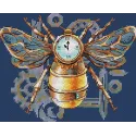 Kit de point de croix sur toile soluble dans l'eau "Bumblebee" SV-808