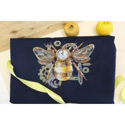 Water-soluble canvas cross stitch kit "Bumblebee" SV-808