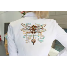 Water-soluble canvas cross stitch kit "Dragonfly" SV-809