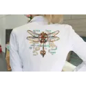 Water-soluble canvas cross stitch kit "Dragonfly" SV-809