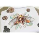 Water-soluble canvas cross stitch kit "Hawkmoth" SV-810
