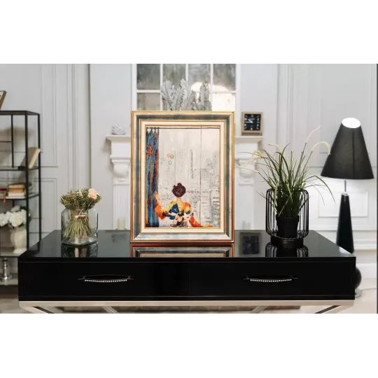 Kreuzstichset "Tokio Fenster. 1975" 42×30.5 cm S/MK078