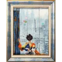 Cross stitch kit "Tokyo window. 1975" 42×30.5 cm S/MK078