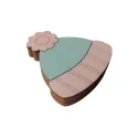 Wooden needle case "Blue hat" KF056/84