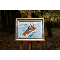 Counted cross stitch kit "The Abduction" 41.5x30 cm S/MK091