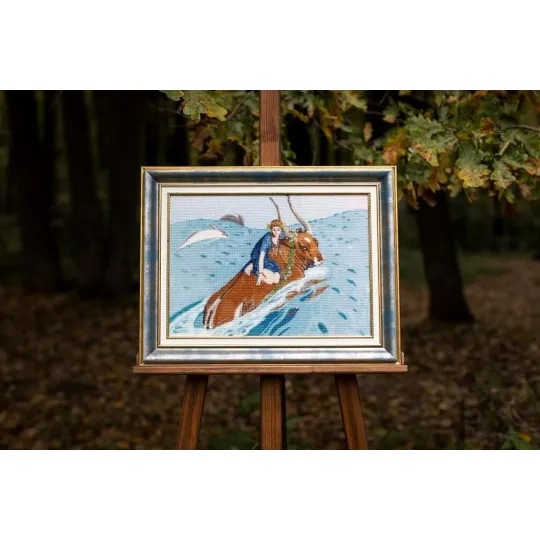 Counted cross stitch kit "The Abduction" 41.5x30 cm S/MK091