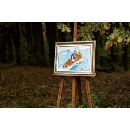 Kit de point de croix compté "L'Enlèvement" S/MK091