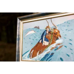 Counted cross stitch kit "The Abduction" 41.5x30 cm S/MK091