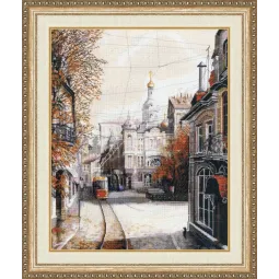 Kreuzstich-Set "Die Straßenbahn der Wünsche" 45x36,7 cm S/GM039