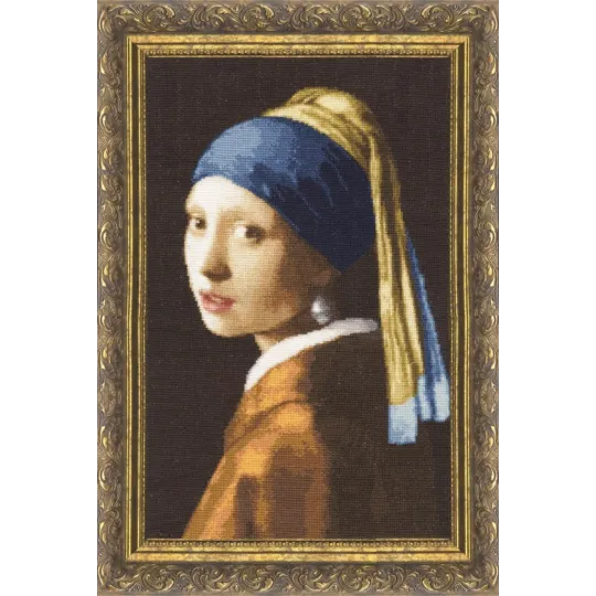 Cross stitch kit "Girl with a Pearl Earring" 38.2x24.2 cm S/MK021