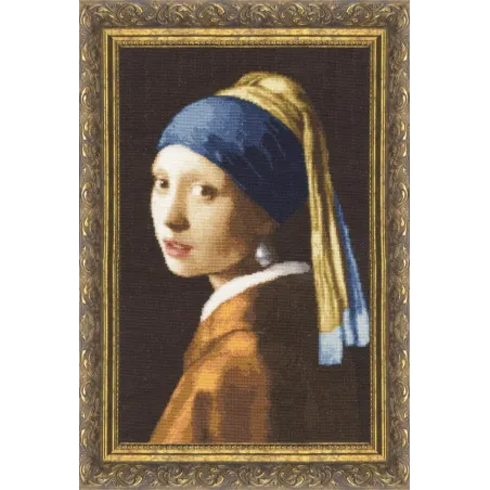 Cross stitch kit "Girl with a Pearl Earring" 38.2x24.2 cm S/MK021
