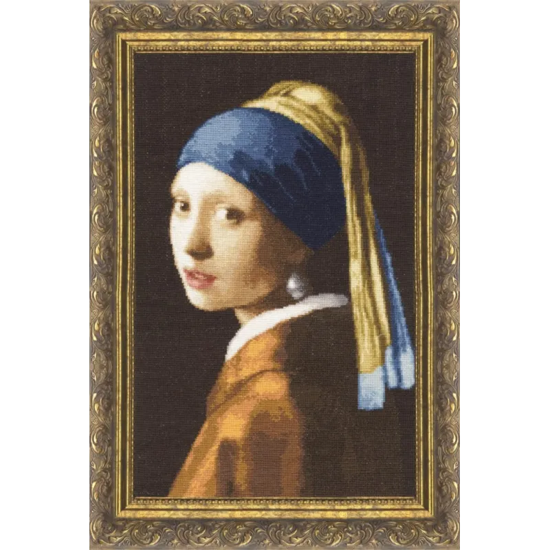 Cross stitch kit "Girl with a Pearl Earring" 38.2x24.2 cm S/MK021