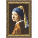 Kreuzstich-Set "Mädchen mit Perlenohrring" 38,2x24,2 cm S/MK021