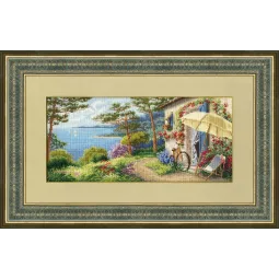 Kreuzstich-Set "Wunderbarer Sommer" 17.5 x 38.2 cm S/LP050