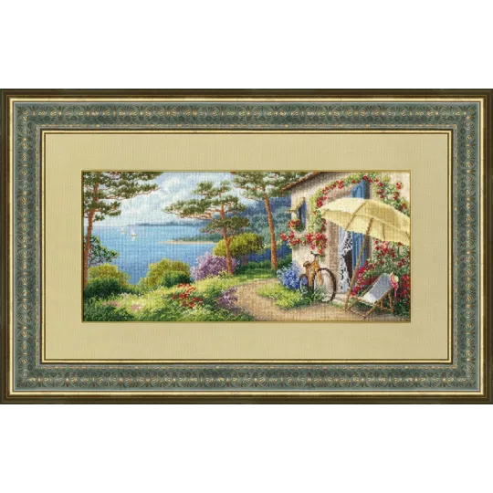 Kreuzstich-Set "Wunderbarer Sommer" 17.5 x 38.2 cm S/LP050