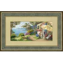 Kreuzstich-Set "Wunderbarer Sommer" 17.5 x 38.2 cm S/LP050