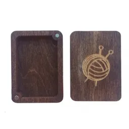 Boîte en bois pour marqueurs de tricot 5*7*2,5 cm KF057/30