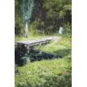 Counted cross stitch kit "Overgrown pond. 1879" S/MK086