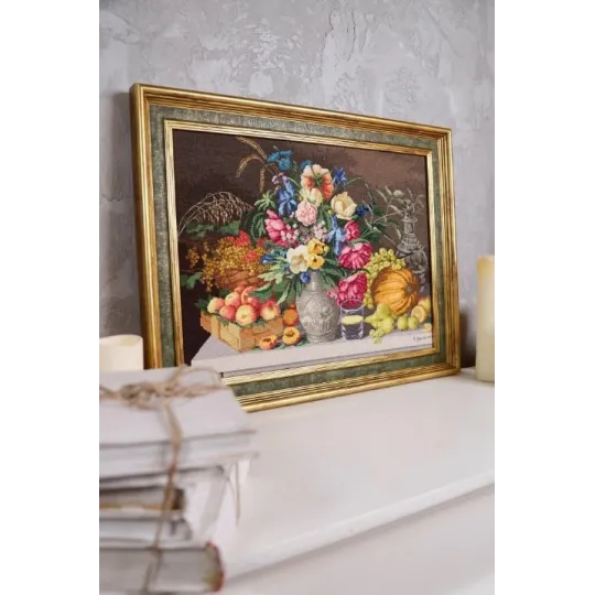 Gezählter Kreuzstich-Set "Blumen und Früchte. 1839" S/MK094