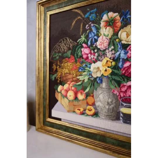 Zählmuster-Kreuzstichset „Blumen und Früchte. 1839“ S/MK094