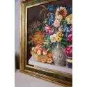 Counted cross stitch kit "Flowers and fruits. 1839" 47.5x35.2 cm S/MK094