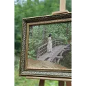 Zählstickpackung "Sommerlandschaft" (W.A. Repin auf der Brücke in Abramzewo) 1879. 54.5x34.5 cm S/MK101