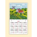 SALE (Discontinued) 2019 Calendar Magnet "Seasons. Summer" S1113