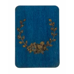 Nadelbehälter aus Holz "Blau" KF056/1