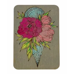 Medinė adatų dėžutė "Grey" KF056/2