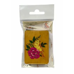 Medinė siuvimo adatų dėžutė "Paukštis" (dažyta rankomis) KF056/4