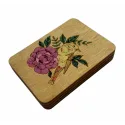 Nadelmäppchen aus Holz "Vogel" (Handbemalt) KF056/4