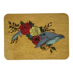 Wooden needle case "Whale" KF056/5