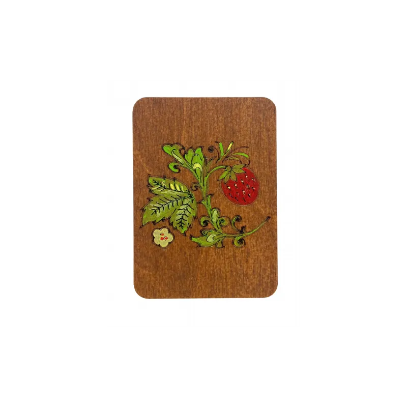 Wooden needle case "Polisander" (Hand-painted) KF056/6