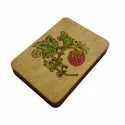 Wooden needle case "Oak" (Hand-painted) KF056/7