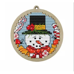 Boule de Noël "Bonhomme de neige" KF022/8-1