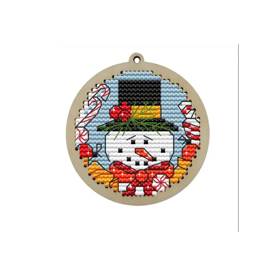 Boule de Noël "Bonhomme de neige" KF022/8-1