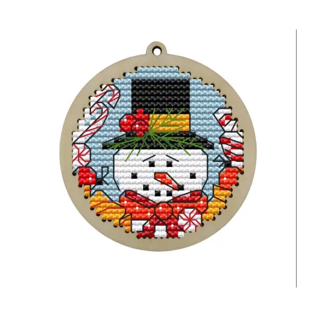 Boule de Noël "Bonhomme de neige" KF022/8-1