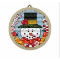 Boule de Noël "Bonhomme de neige" KF022/8-1