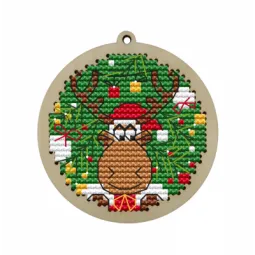 Kalėdų kamuolys "Elnias" KF022/8-2