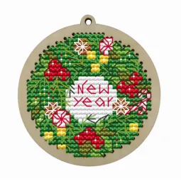 Рождественский шар "Новый год" KF022/8-4