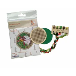 Kalėdų kamuolys "Žiemos vainikas" KF022/8-5