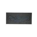 Boîte en bois pour perles "Motif bleu" (2 niveaux) KF027/11-2