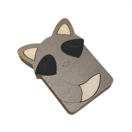 Étui à aiguilles "Raccoon" KF056/8