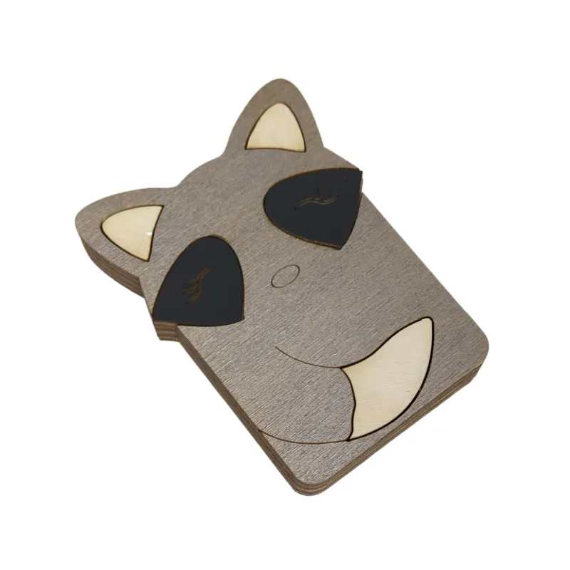 Étui à aiguilles "Raccoon" KF056/8