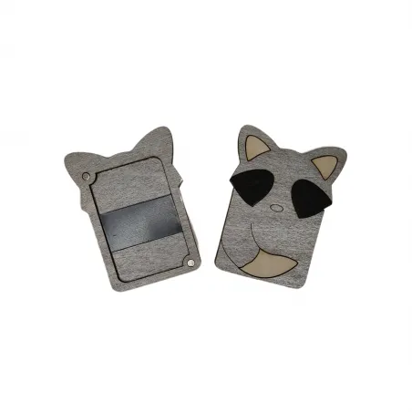 Étui à aiguilles "Raccoon" KF056/8