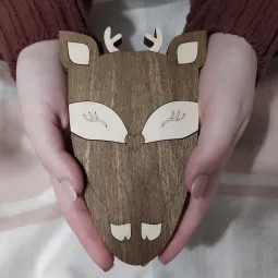 Étui ciseaux "Cerf" KF058/10